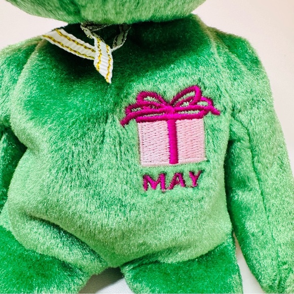 TY Birthday Beanie Bear – May (2002) with Party Hat - Picture 7 of 11